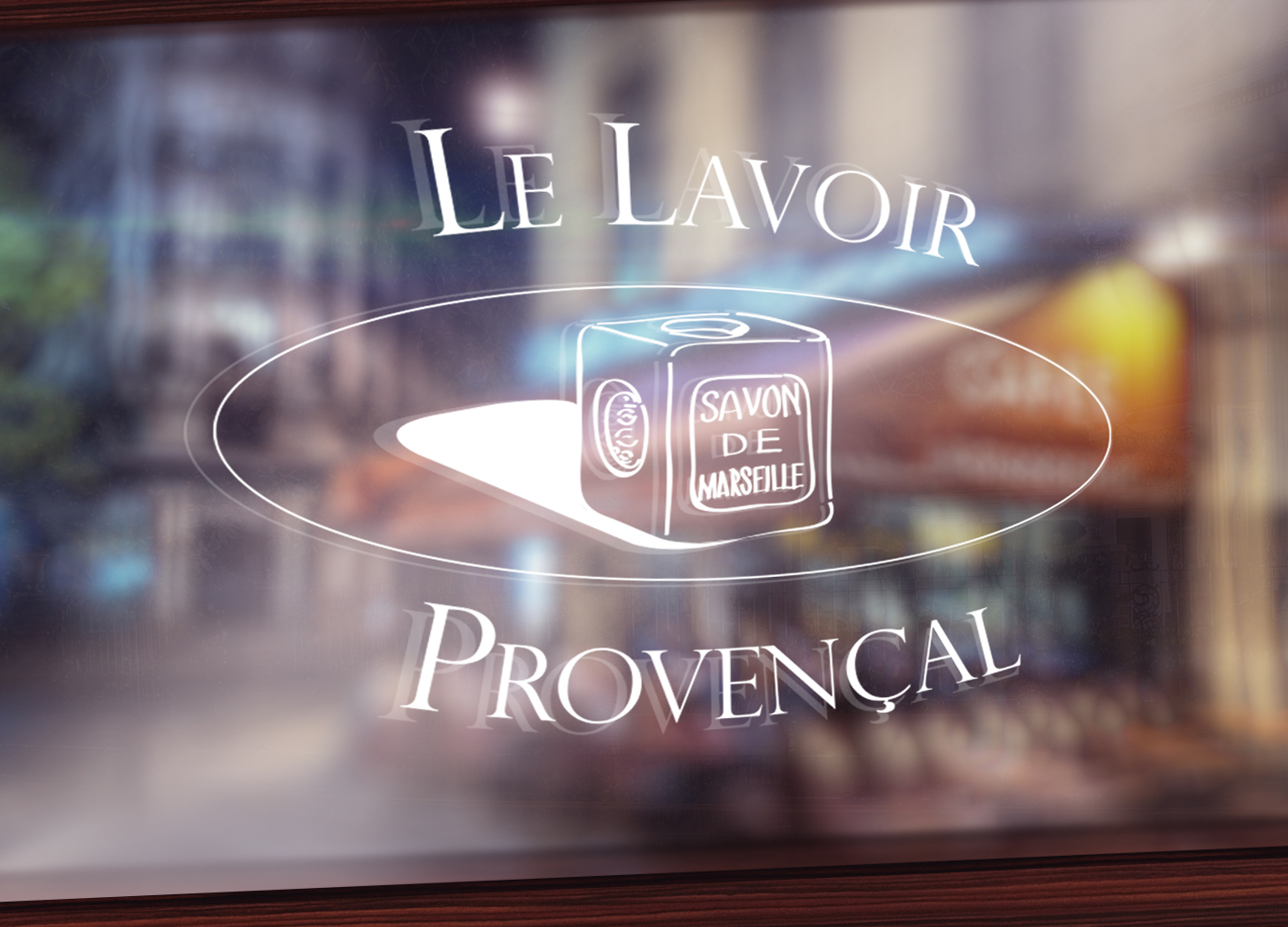 VITRINE LAVOIR PROV Display Window Mock Up 2020 - Le Lavoir Provençal