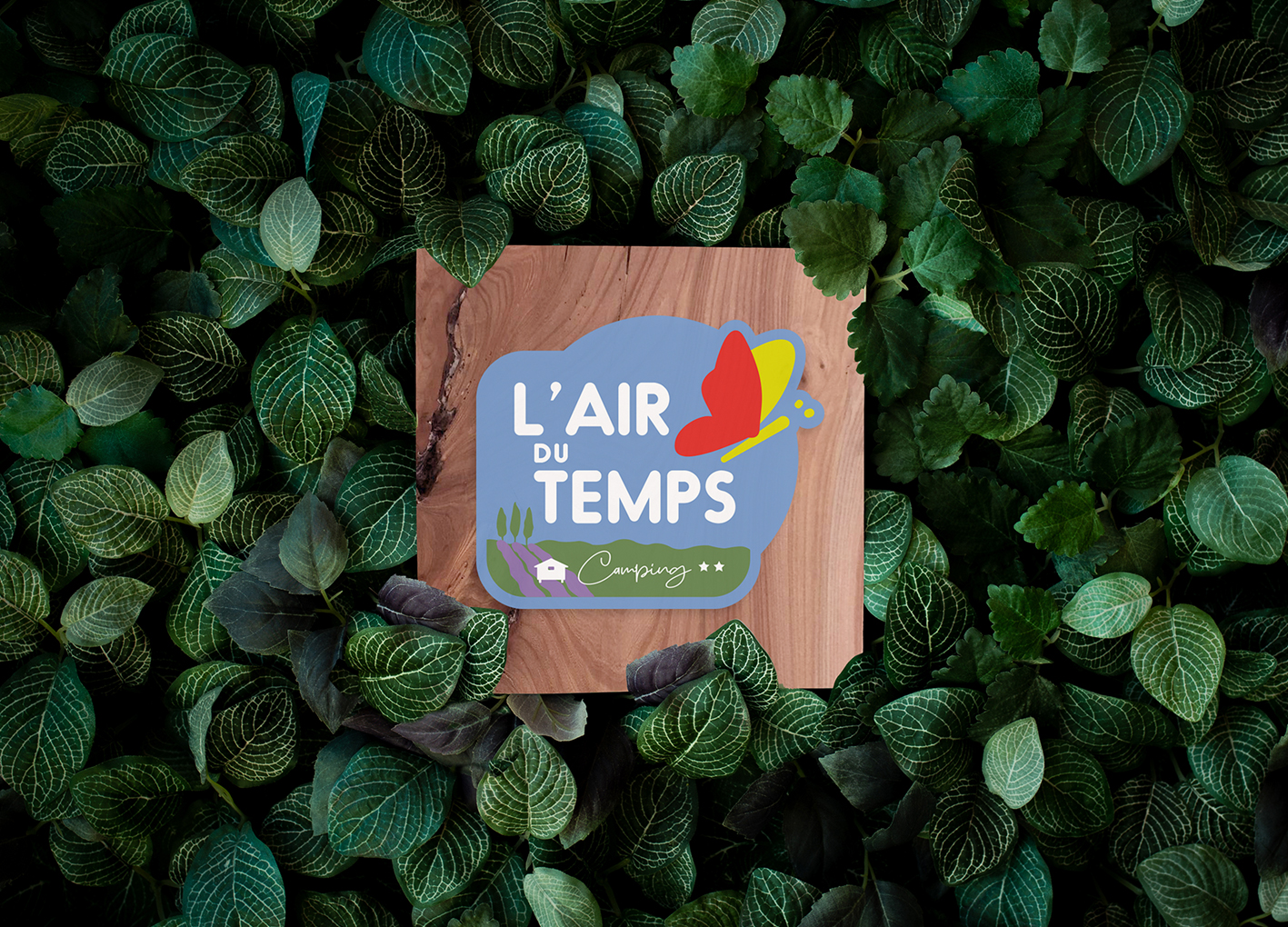 mockup logo LAIR DU TEMPS CAMPING 2020 - L'air du temps